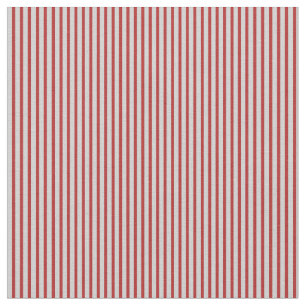 Red & Light Gray Lined Pattern Fabric