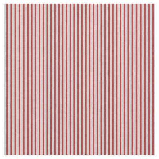 Red & Light Gray Lined Pattern Fabric