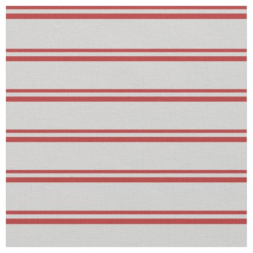 Red & Light Gray Stripes/Lines Pattern Fabric