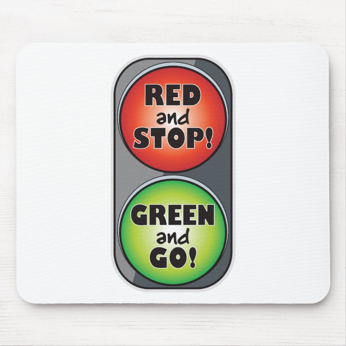 Red Light Green Light Mousepad