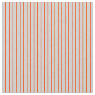 Red & Light Grey Colored Striped Pattern Fabric