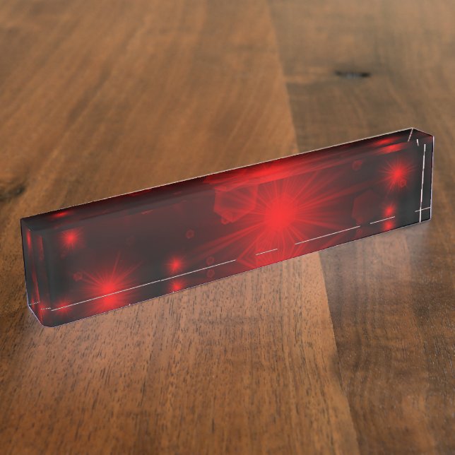 red light stars name plate (Side)
