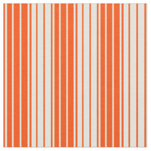 Red & Light Yellow Lined Pattern Fabric