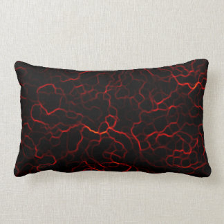 Red Lightening Lumbar Pillow