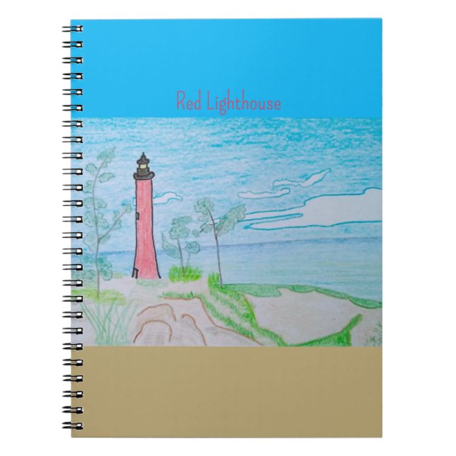 Red Lighthouse Notebook (Front)