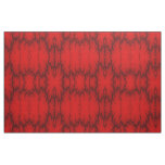 Red Lightning Patterned Fabric