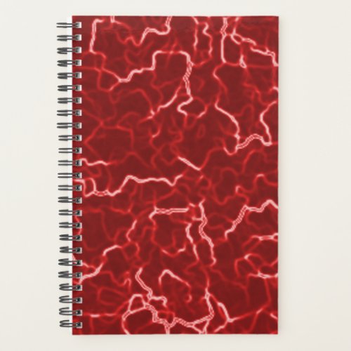 Red Lightning Spiral Planner