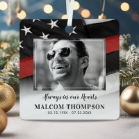 Red Line Firefighter Photo Memorial