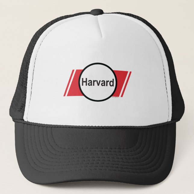 RED LINE: Harvard Trucker Hat (Front)