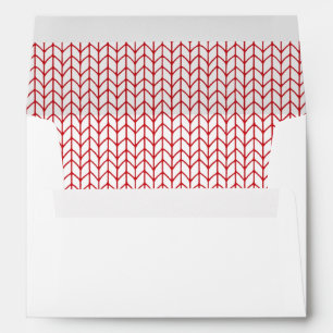 RED LINE KNIT A7 Envelope (5x7 cards)
