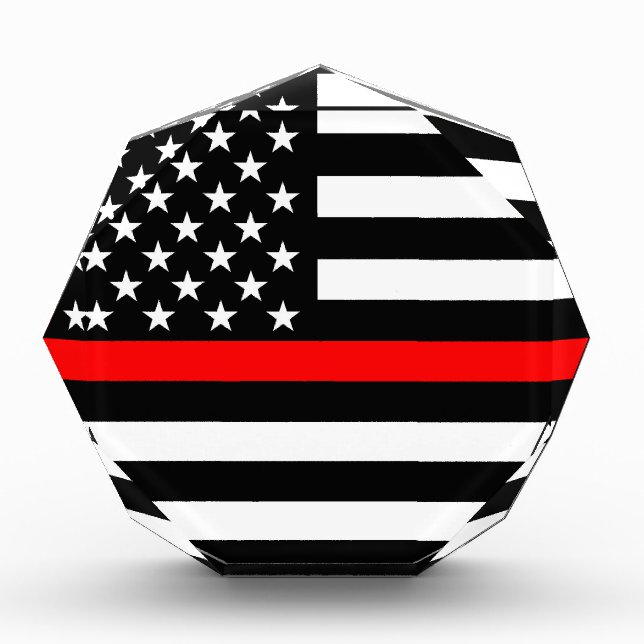 Red Line US Flag Award (Front)