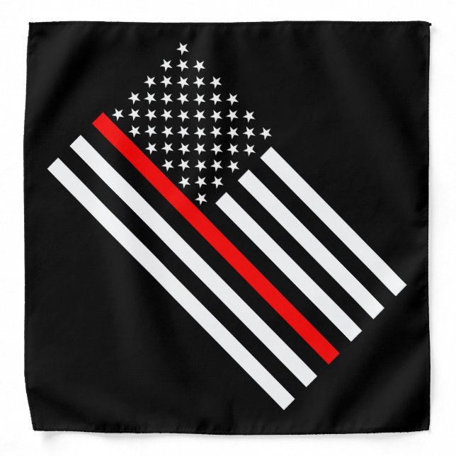 Red Line US Flag Bandana (Front)