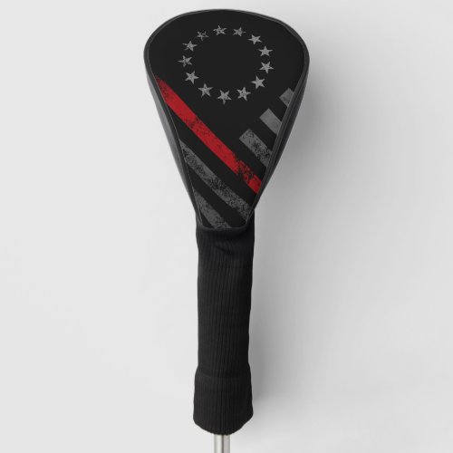 Red Line Vintage Betsy Ross American Flag Golf Head Cover