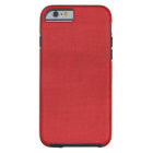 Red Linen Texture Photo