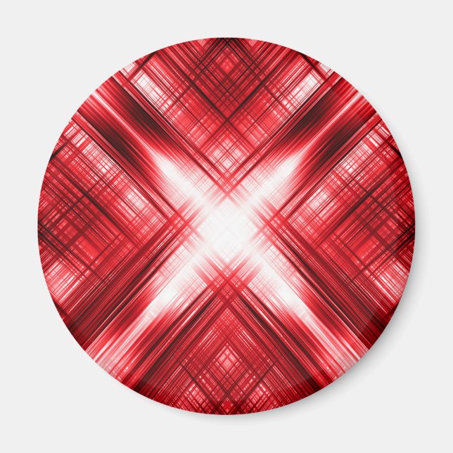 Red lines cross magnet (Front)