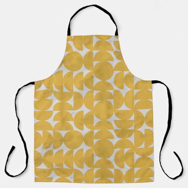 Red Lines Pattern. Horizontal Stroke Illustration. Apron (Front)