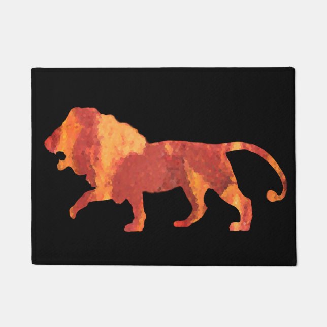 Red Lion Custom Doormat (Front)