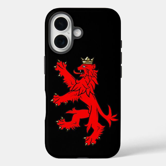 Red Lion Rampant Scottish Phone Cover (Back)