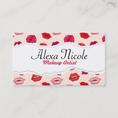 Red Lips Business Card