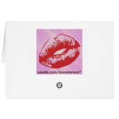 Red Lips Cards (Back Horizontal)