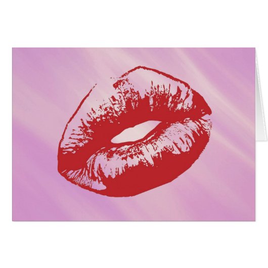 Red Lips Cards (Front Horizontal)