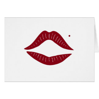 Red Lips Cards