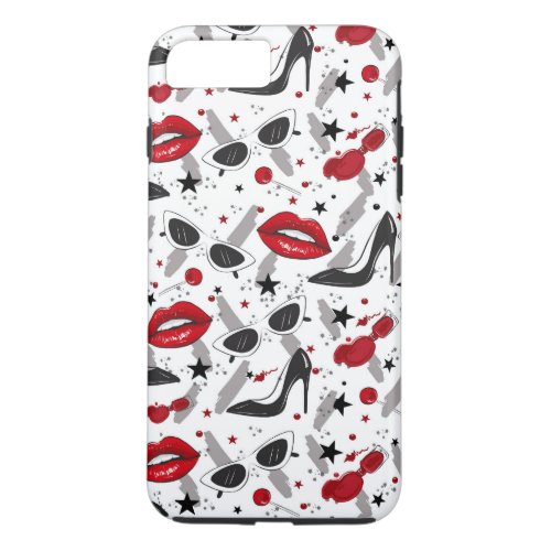 Red Lips iPhone 8 Plus7 Plus Case