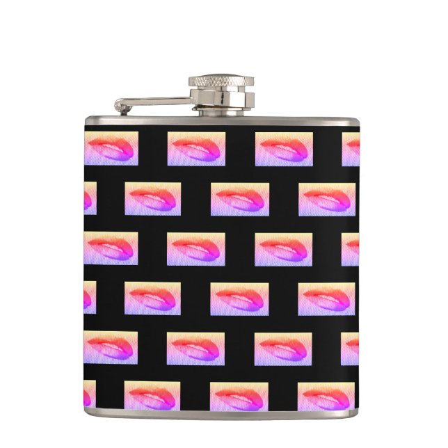 Red Lips Flask (Front)