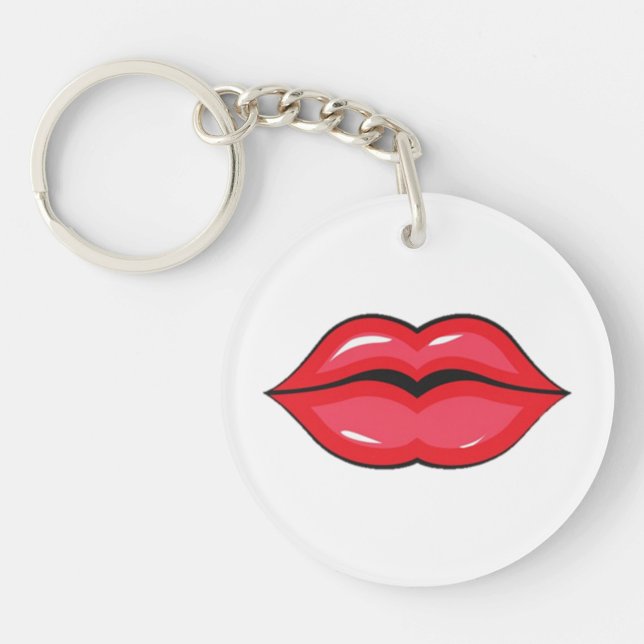 Red Lips Keychain (Creator Uploaded)