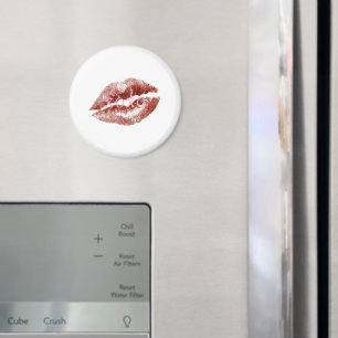 Red Lips Kiss XOXO Magnet