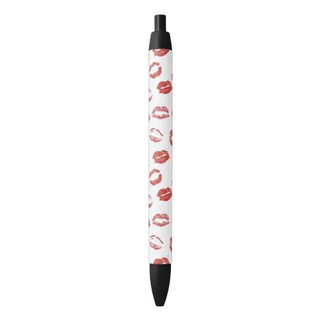 Red Lips Kisses Pen (Front Vertical)