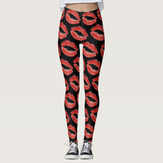 Red Lips Leggings