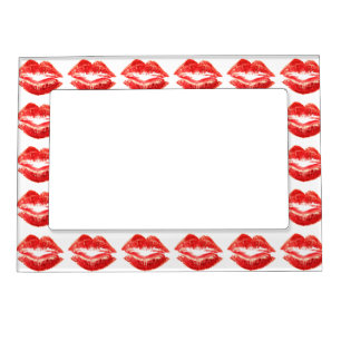 Red Lips Magnetic Frame