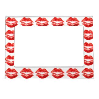 Red Lips Magnetic Frame
