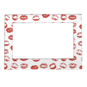 Red Lips Magnetic Frame