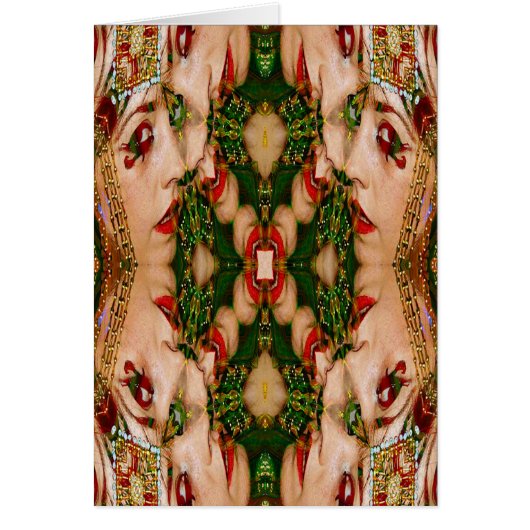 Red Lips Mandala Cards (Front)