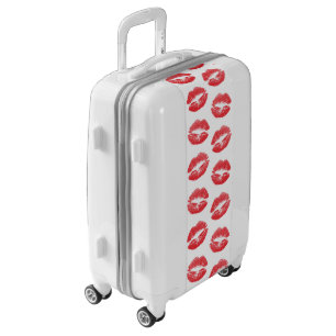 Red Lips, Pattern Of Lips, Red Lipstick, Kiss Luggage