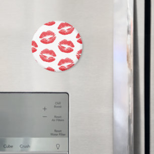 Red Lips, Pattern Of Lips, Red Lipstick, Kiss Magnet