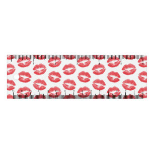 Red Lips, Pattern Of Lips, Red Lipstick, Kiss Ruler