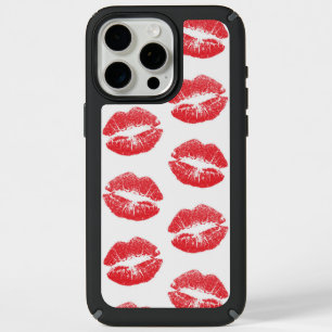 Red Lips, Pattern Of Lips, Red Lipstick, Kiss iPhone 15 Pro Max Case