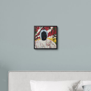 Red Lips Peel And Stick Photo Tile