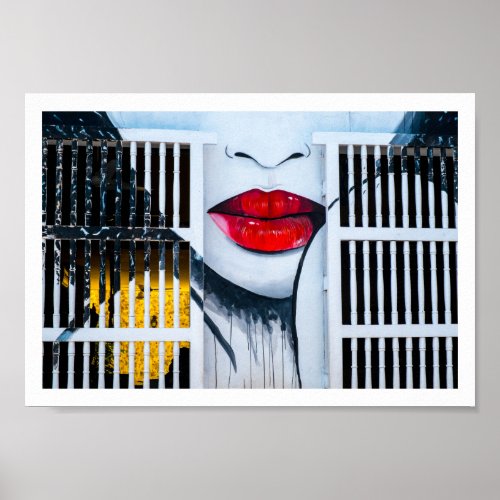 Red Lips Photo Print