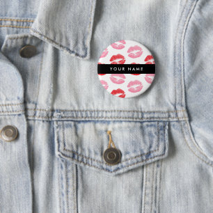 Red Lips, Pink Lips, Kiss, Your Name, Personalise Button
