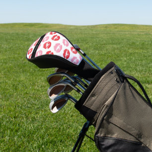 Red Lips, Pink Lips, Kiss, Your Name, Personalise Golf Head Cover