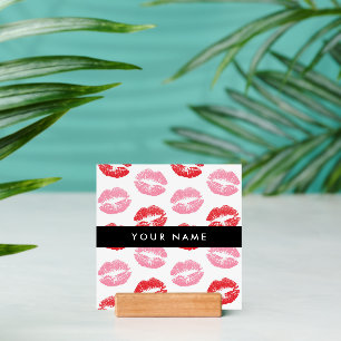 Red Lips, Pink Lips, Kiss, Your Name, Personalise Holder