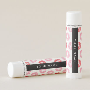 Red Lips, Pink Lips, Kiss, Your Name, Personalise Lip Balm