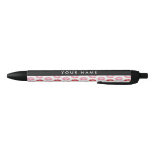 Red Lips, Pink Lips, Kiss, Your Name, Personalise Pen