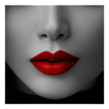 Red Lips Poster