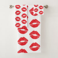 Red Lips, Red Lipstick, Kiss, Pattern Of Lips