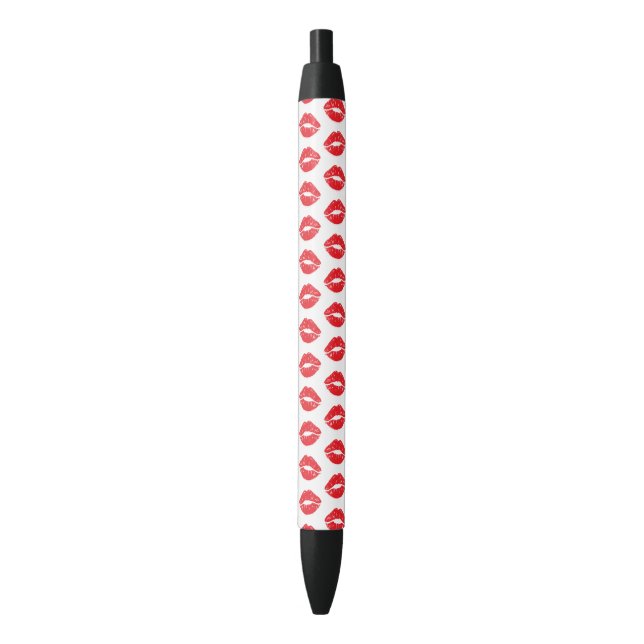 Red Lips, Red Lipstick, Kiss, Pattern Of Lips Pen (Front Vertical)
